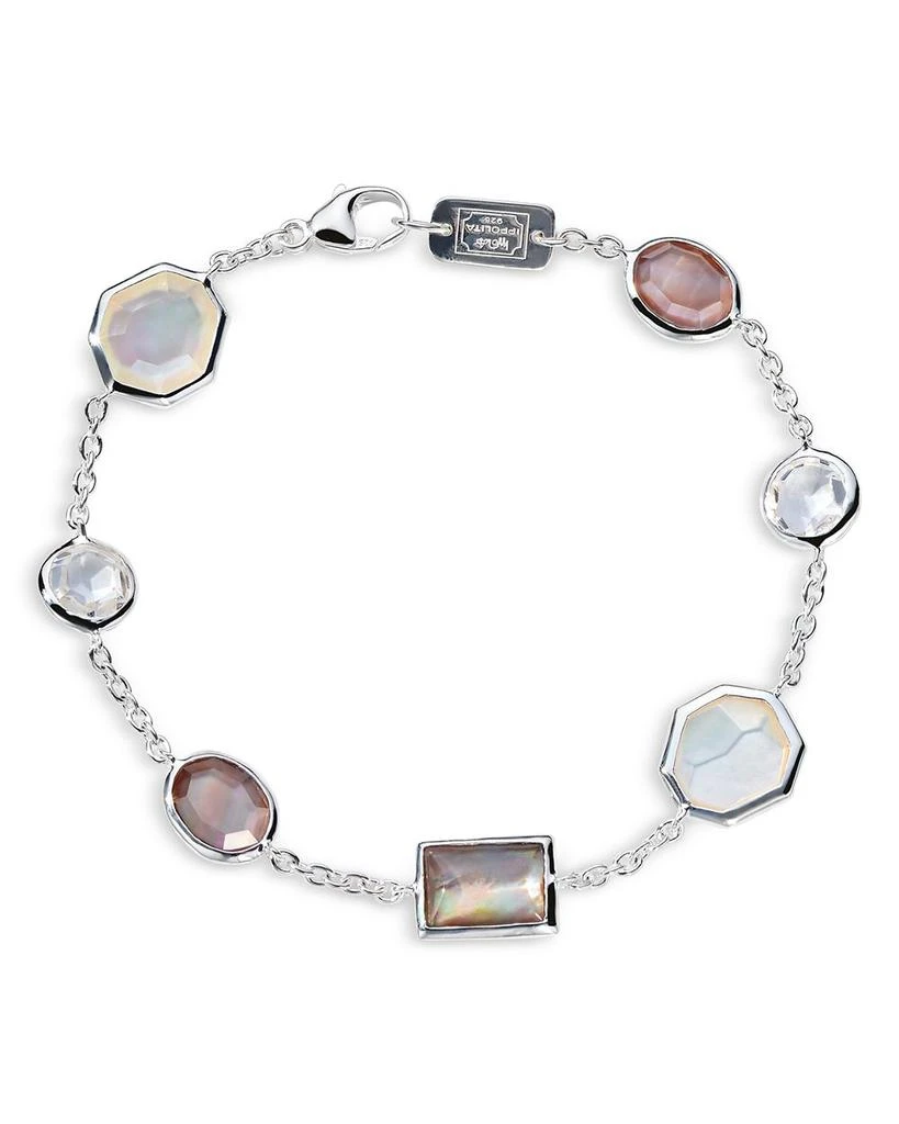 商品Ippolita|Sterling Silver 925 Rock Candy® Multi Stone Mixed Cut Link Bracelet,价格¥4500,第1张图片