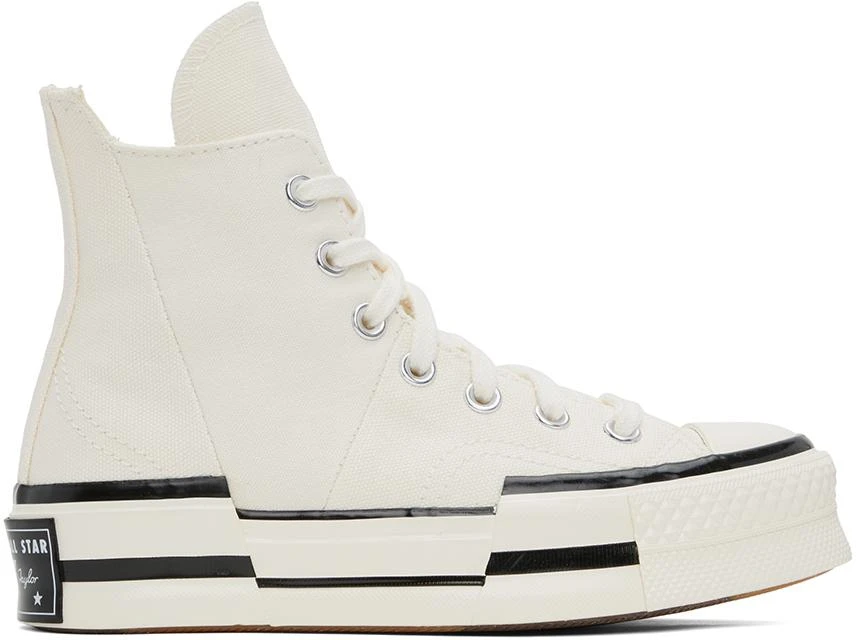 商品Converse|灰白色 Chuck 70 Plus 高帮运动鞋,价格¥916,第1张图片