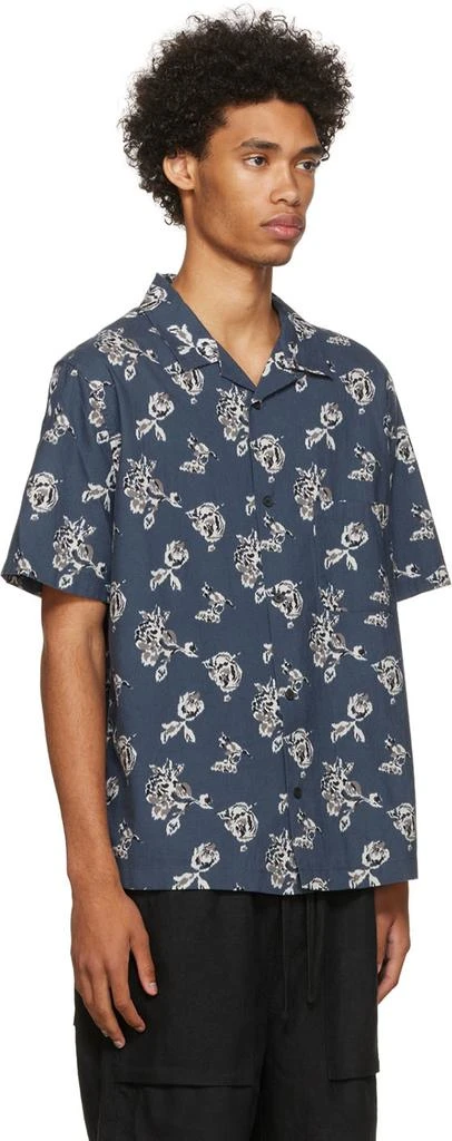 商品Vince|蓝色 Ikat Floral Print 衬衫,价格¥2806,第2张图片详细描述