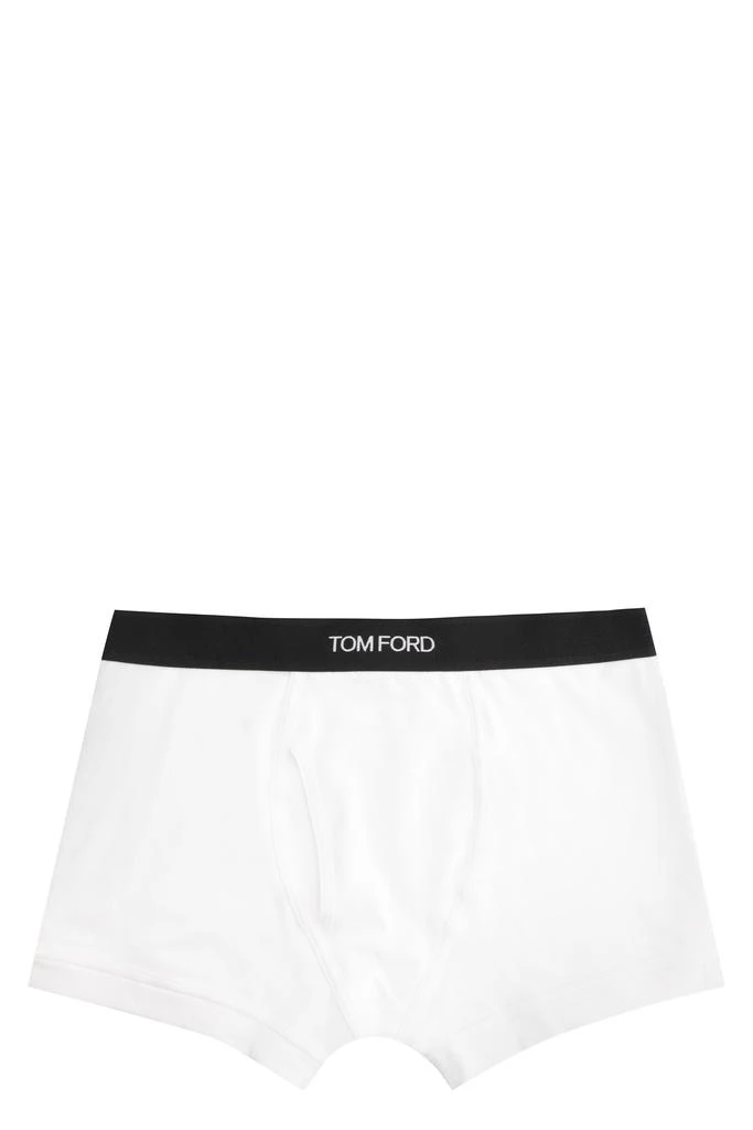 商品Tom Ford|LOGO PRINT COTTON TRUNKS,价格¥563,第1张图片