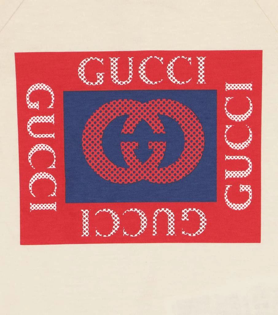 商品Gucci|Baby Logo棉质连身衣,价格¥2235,第3张图片详细描述