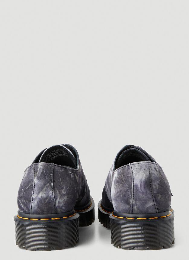 商品Dr. Martens|x Pleasures 1461 Tie-Dye Shoes in Grey,价格¥664,第6张图片详细描述