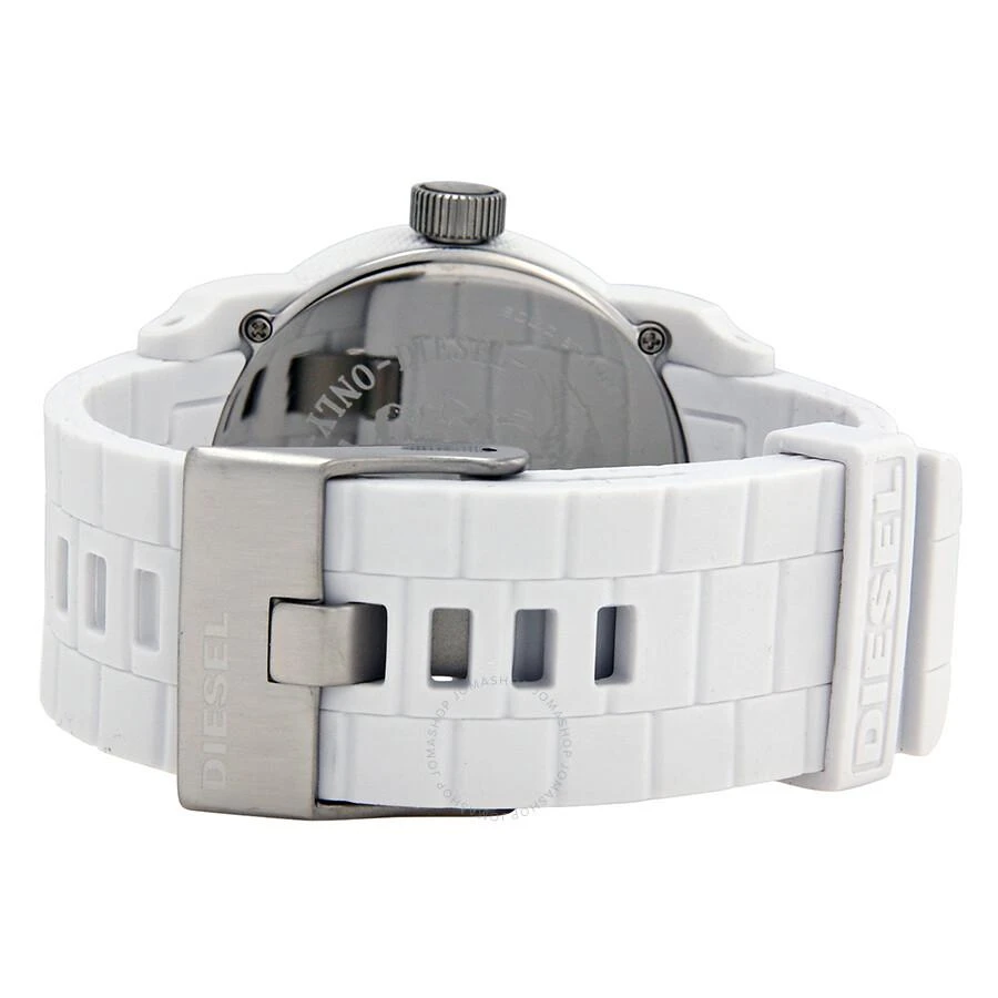 商品Diesel|Double Down White Rubber Men's Watch DZ1436,价格¥473,第3张图片详细描述