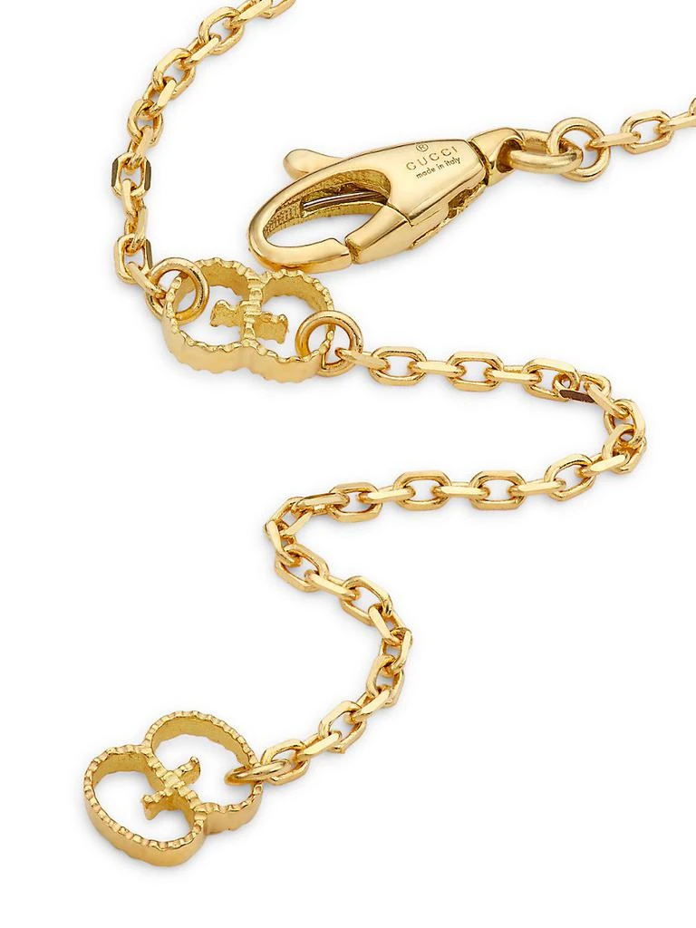 商品Gucci|Running G Logo 18K Yellow Gold Necklace,价格¥19294,第3张图片详细描述