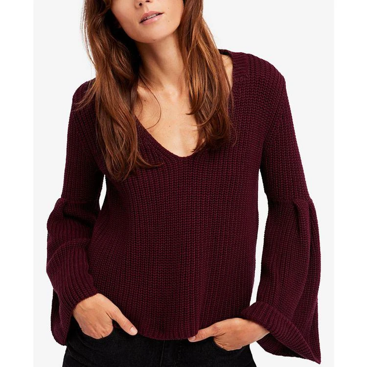 Damsel Cotton Flare-Sleeve Sweater 商品