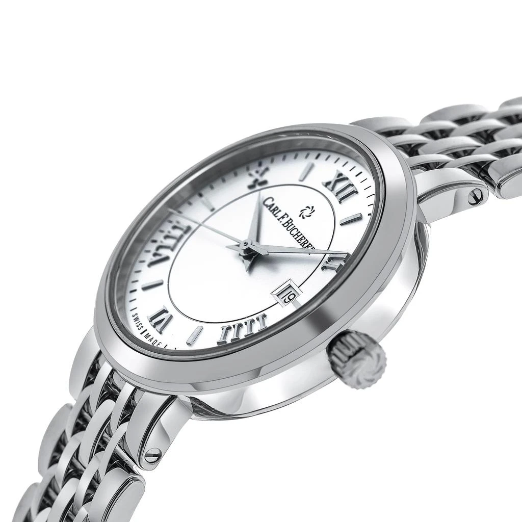 商品Carl F. Bucherer|Carl F. Bucherer Adamavi AutoDate Stainless Steel Automatic Women's Watch 00.10320.08.15.21,价格¥7802,第2张图片详细描述