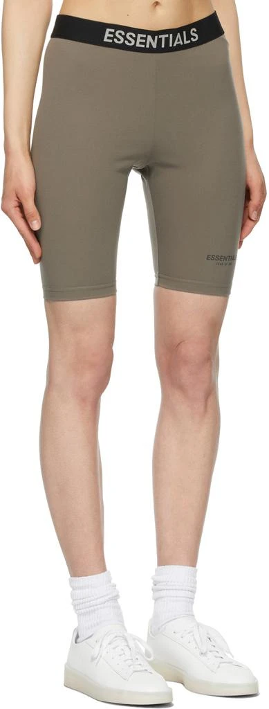 商品Essentials|Taupe Athletic Bike Shorts,价格¥495,第2张图片详细描述