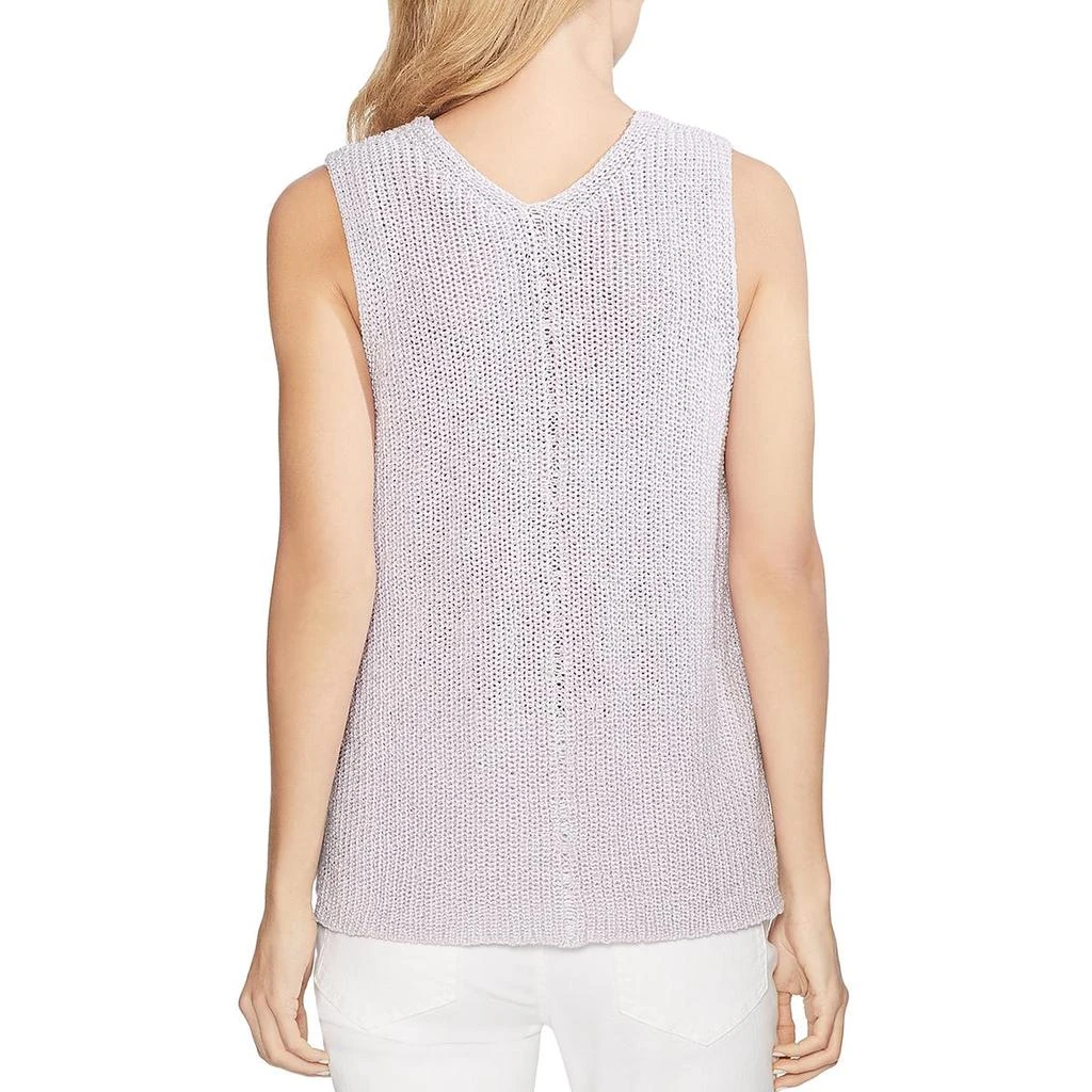 商品Vince Camuto|Vince Camuto Womens Metallic Double V Tank Top Sweater,价格¥77,第3张图片详细描述