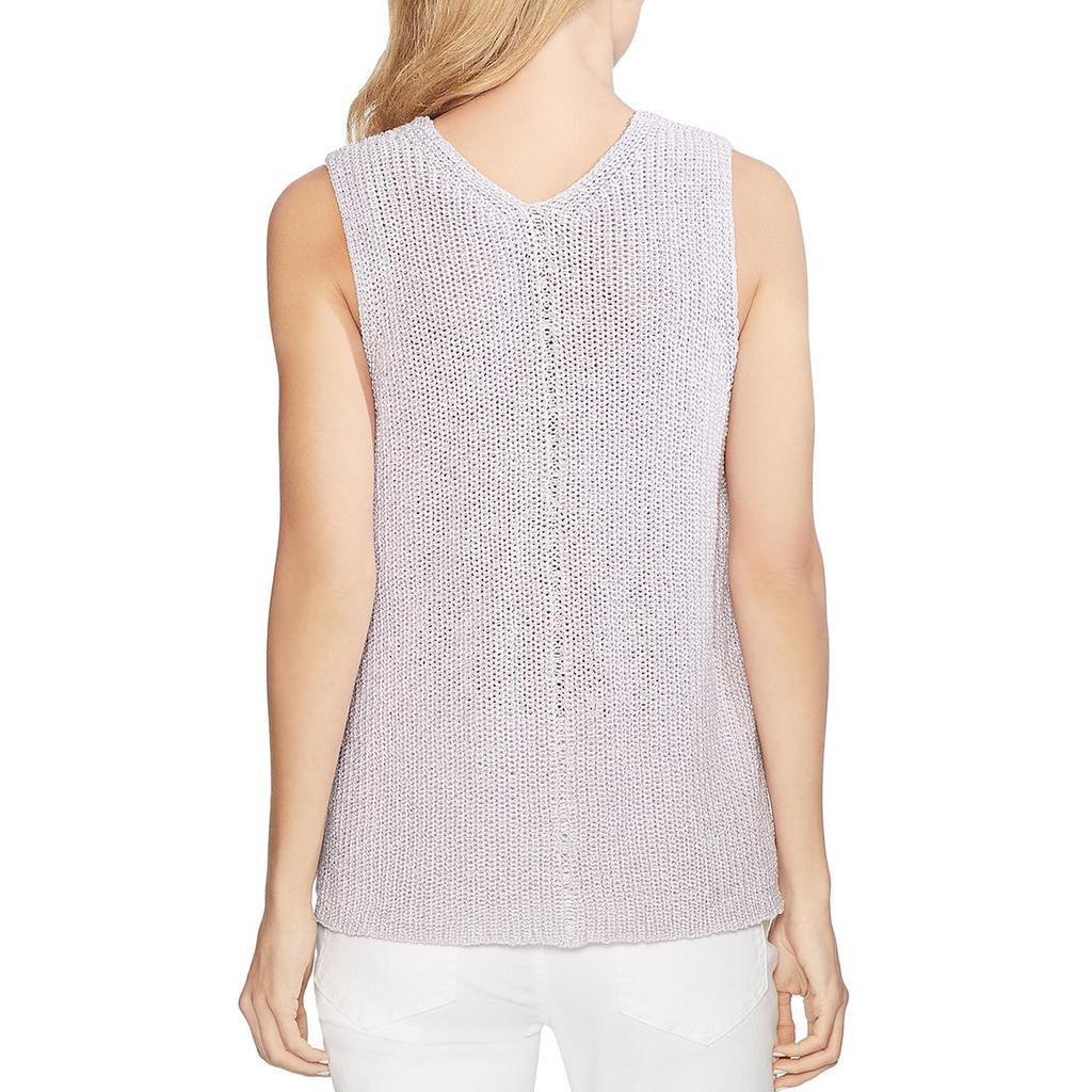 商品Vince Camuto|Vince Camuto Womens Metallic Double V Tank Top Sweater,价格¥74,第5张图片详细描述