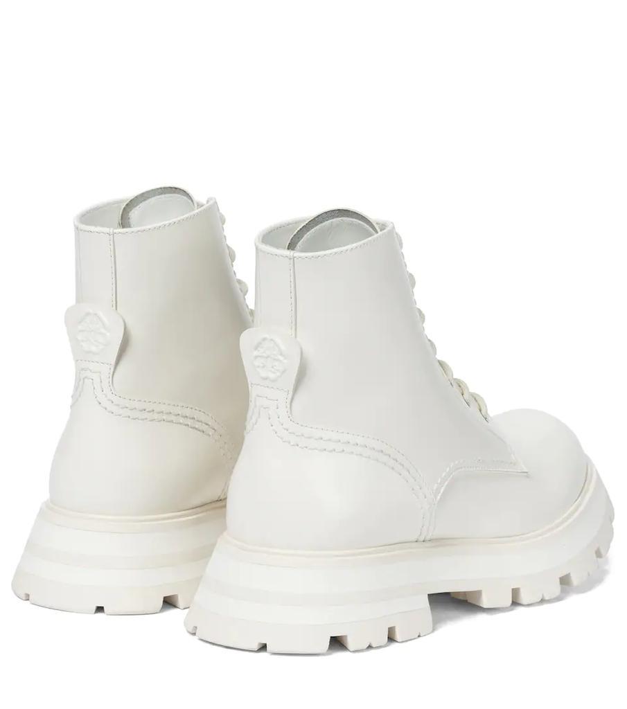 商品Alexander McQueen|Wander leather combat boots,价格¥6469,第5张图片详细描述