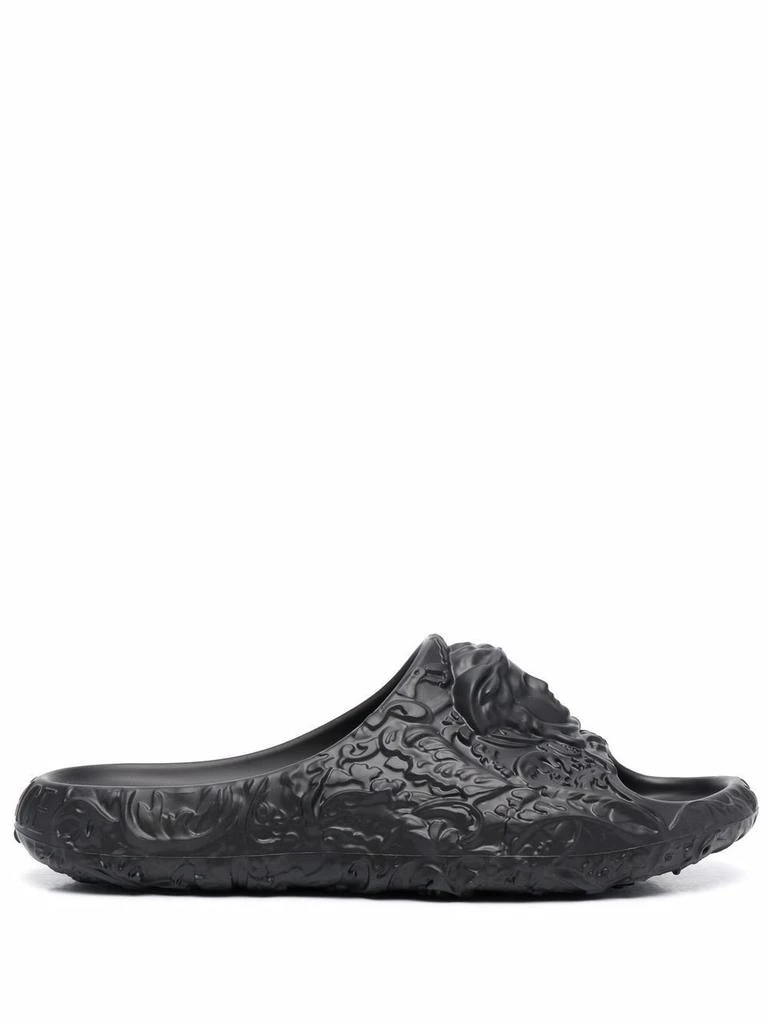 商品Versace|Versace Mens Black Rubber Sneakers,价格¥4254,第1张图片