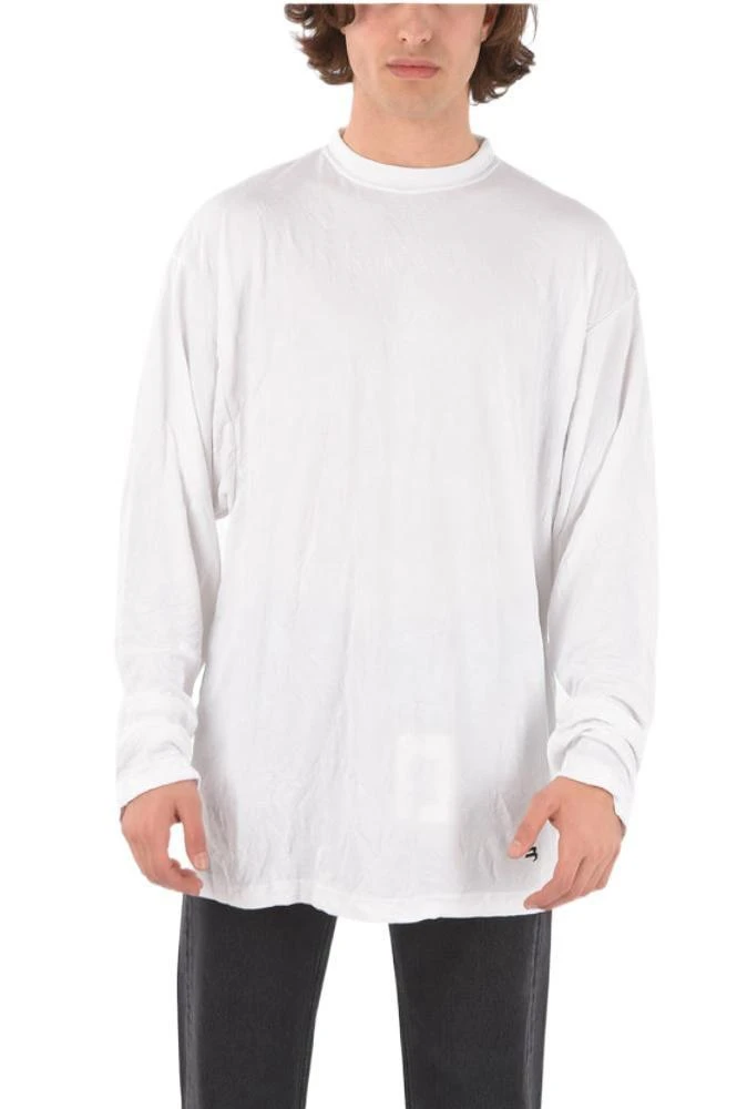 商品Balenciaga|Balenciaga Mens White Other Materials T-Shirt,价格¥4744,第1张图片