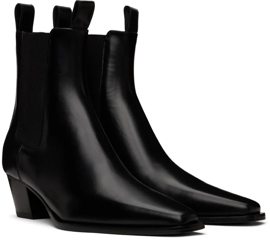 商品Totême|Black 'The City' Boots,价格¥4613,第4张图片详细描述