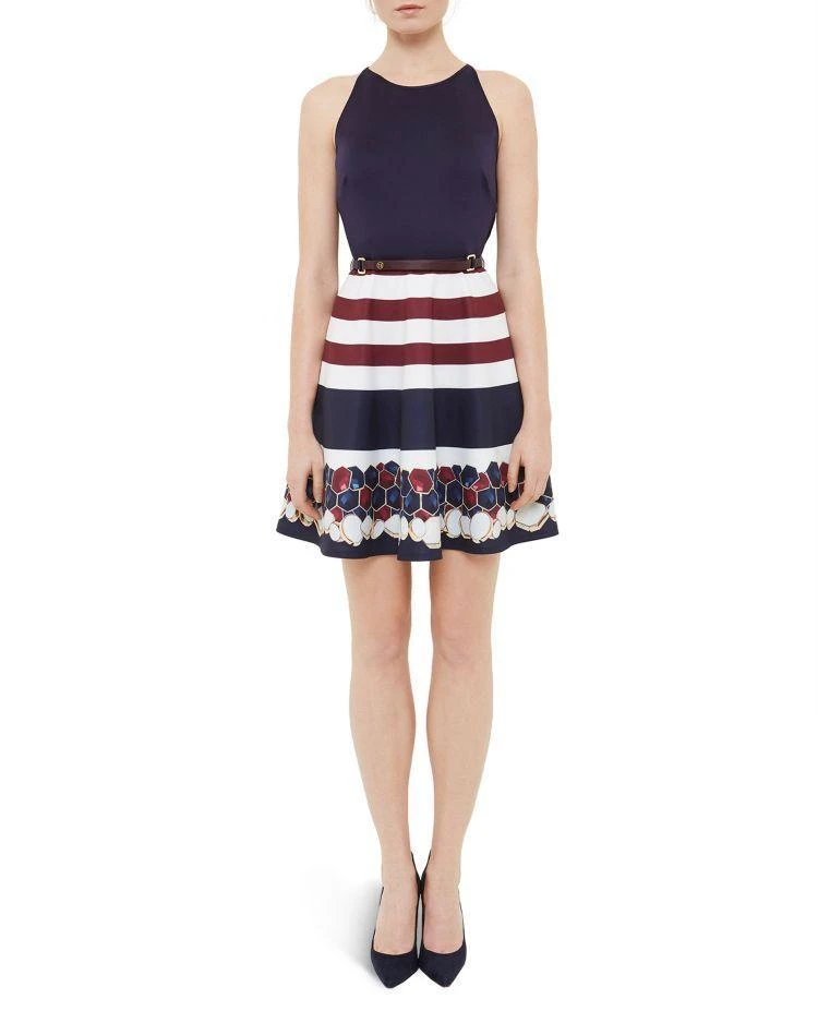 商品Ted Baker London|Printed Skater Dress,价格¥1324,第1张图片