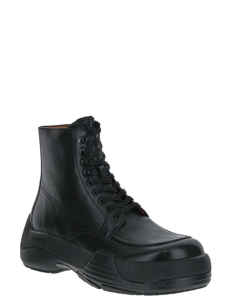 商品Lanvin|Flash-X Bold Leather Lace-up Boots,价格¥3228,第2张图片详细描述