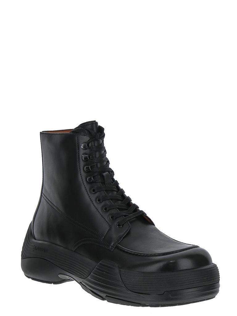 商品Lanvin|Flash-X Bold Leather Lace-up Boots,价格¥6053,第4张图片详细描述