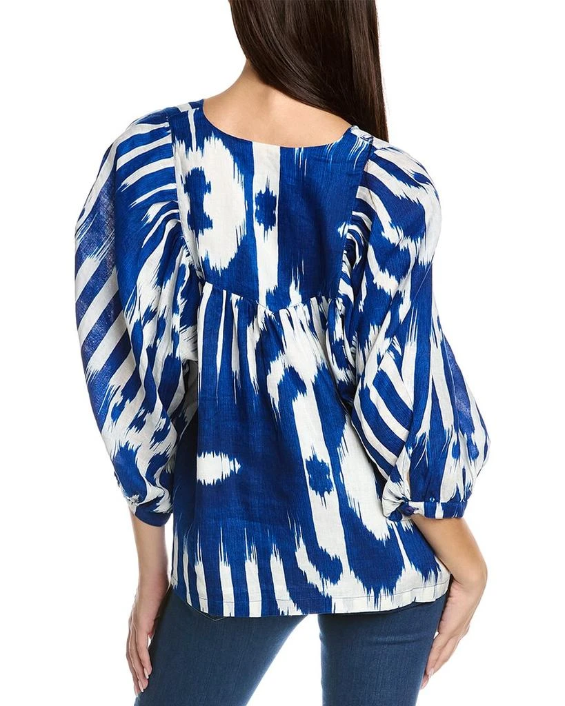商品SAMANTHA SUNG|Samantha Sung Anastasia Linen Top,价格¥2114,第2张图片详细描述