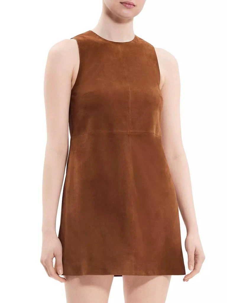 商品Theory|Suede A-Line Shift Dress,价格¥2240,第3张图片详细描述