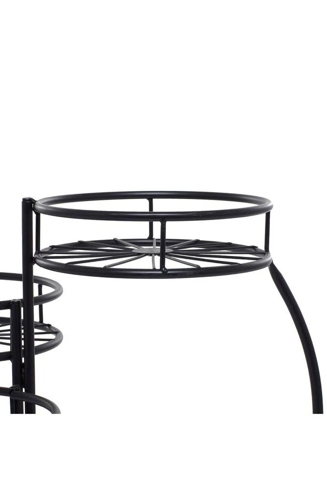 Black Metal Indoor Outdoor 3-Tier Starburst Plant Stand 商品