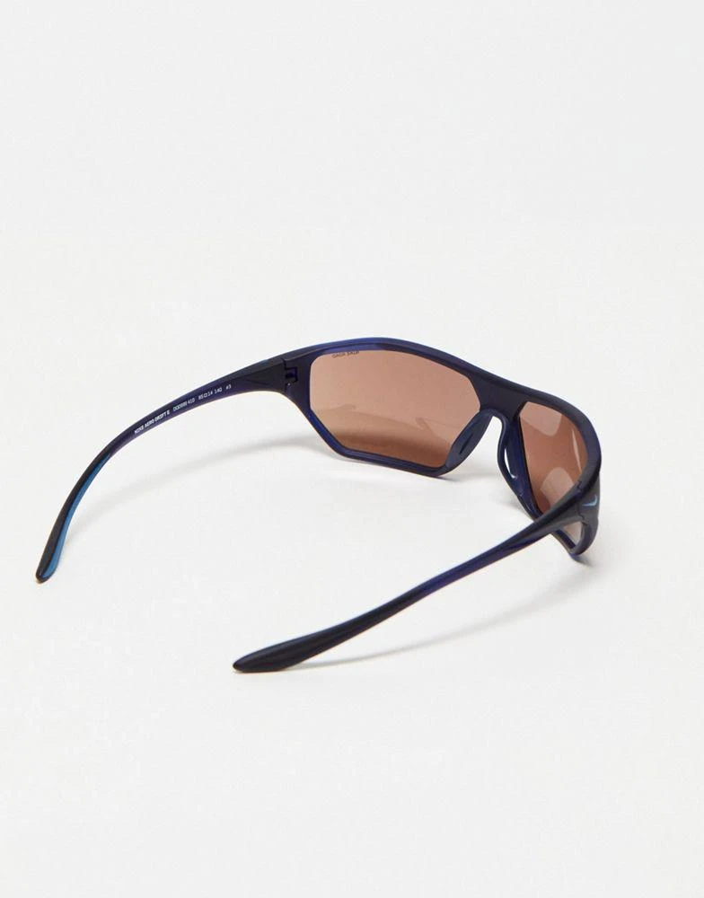 商品NIKE|Nike Areo Drift multi coloured lens performance sunglasses in navy,价格¥795,第4张图片详细描述