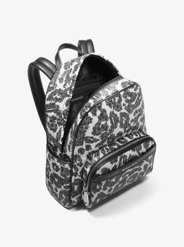 商品Michael Kors|Bex Leopard Logo Backpack,价格¥2235,第2张图片详细描述