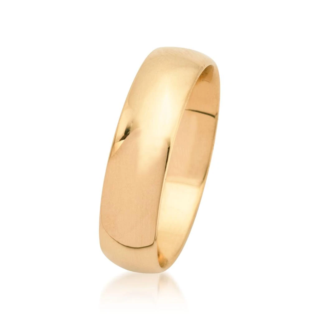 商品Ross-Simons|Men's 6mm 14kt Yellow Gold Wedding Ring,价格¥11815,第2张图片详细描述