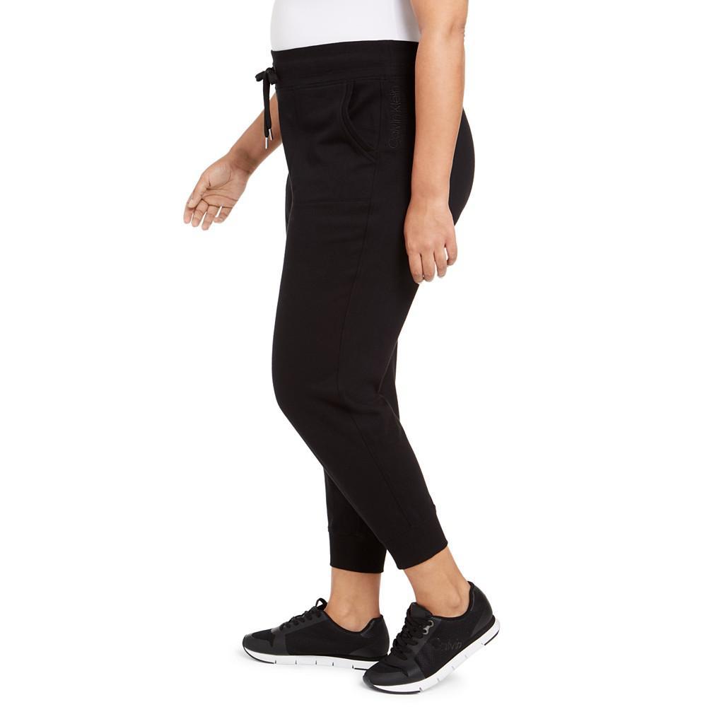 商品Calvin Klein|Plus Size Tie-Waist Jogger Pants,价格¥215-¥257,第4张图片详细描述