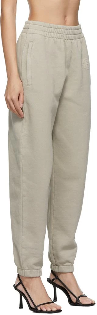 商品Alexander Wang|Taupe Structured Puff Logo Lounge Pants,价格¥1030,第2张图片详细描述