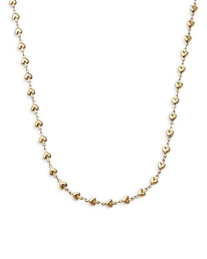 商品Crystal Haze|Jewelry Habibi Heart Chain Necklace, 18.5",价格¥556,第1张图片