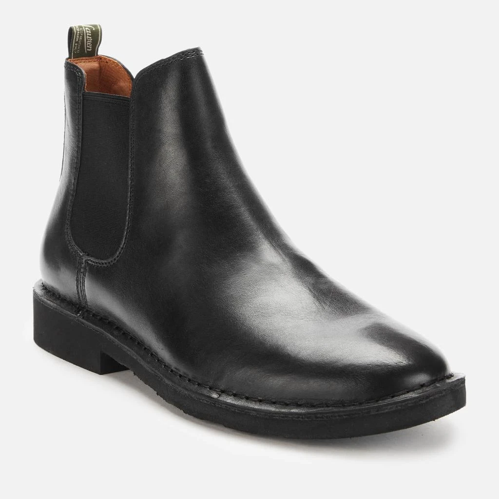 商品Ralph Lauren|Polo Ralph Lauren Men's Talan Smooth Leather Chelsea Boots - Black,价格¥1291,第2张图片详细描述
