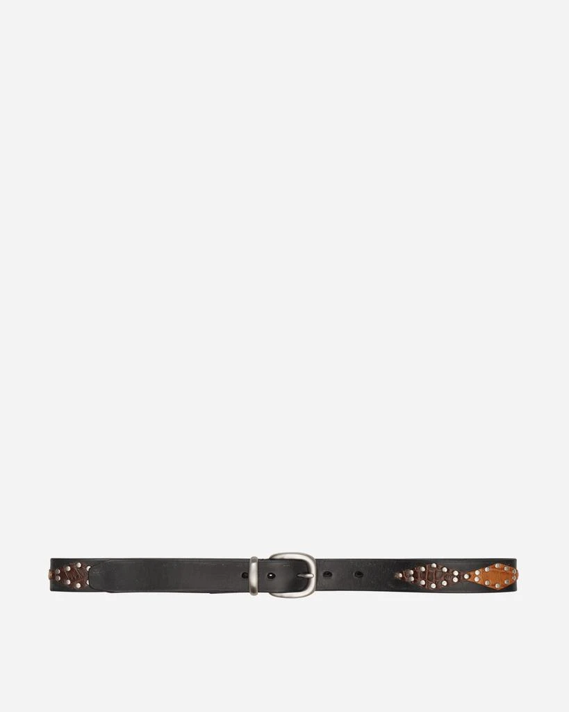 商品Our Legacy|Patched Bridle Leather Belt Black,价格¥1184,第1张图片