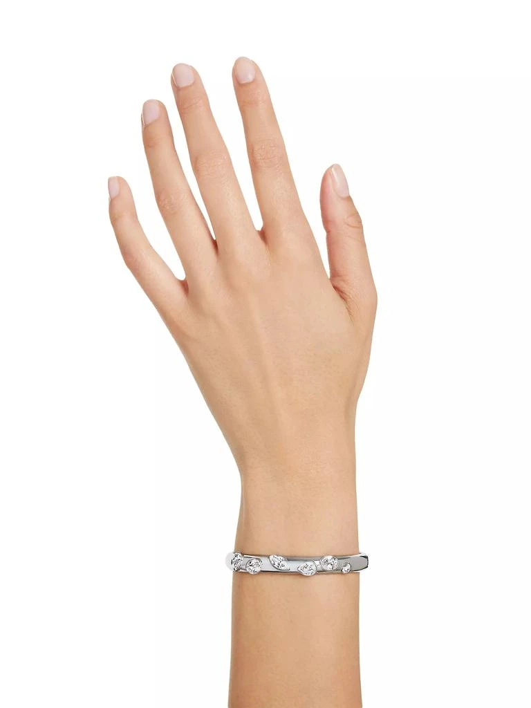 商品Swarovski|Dextera Rhodium-Plated & Crystal Mixed Cuts Bangle,价格¥1714,第2张图片详细描述