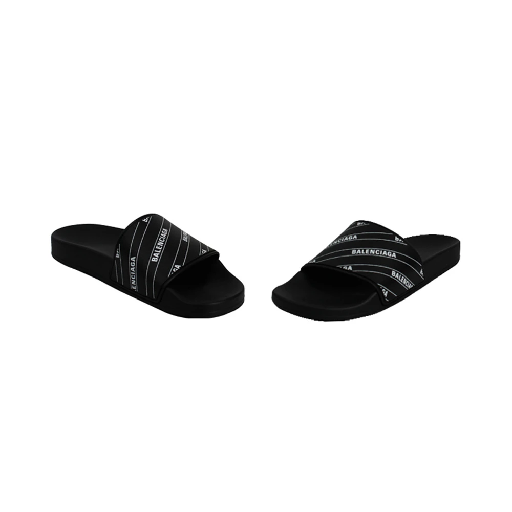 BALENCIAGA 黑色女士露趾高跟拖鞋 578935-W1S90-1006 商品