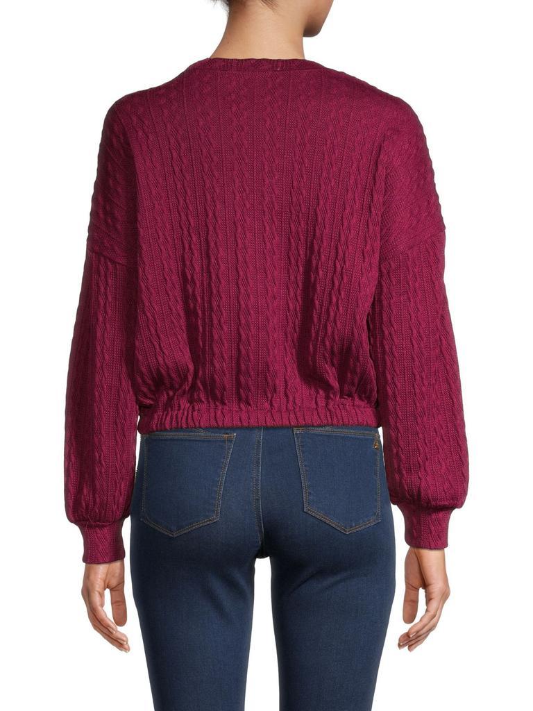 商品BCBG|Cable-Knit Sweater,价格¥148,第4张图片详细描述