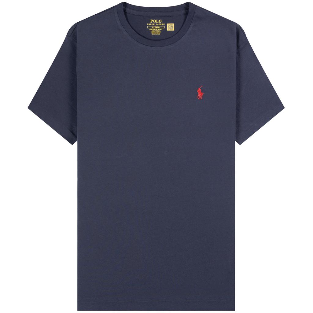 Ralph Lauren Core Classic Crew Neck T-Shirt Navy商品第1张图片规格展示