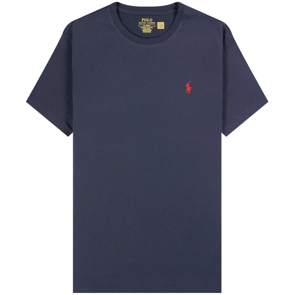 商品Ralph Lauren|Ralph Lauren Core Classic Crew Neck T-Shirt Navy,价格¥605,第1张图片