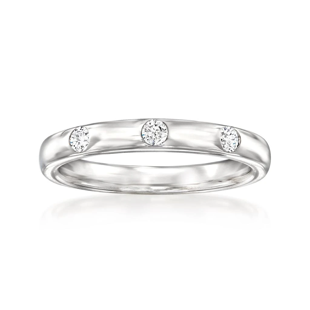 商品RS Pure|RS Pure by Ross-Simons Diamond Ring in Sterling Silver,价格¥780,第1张图片