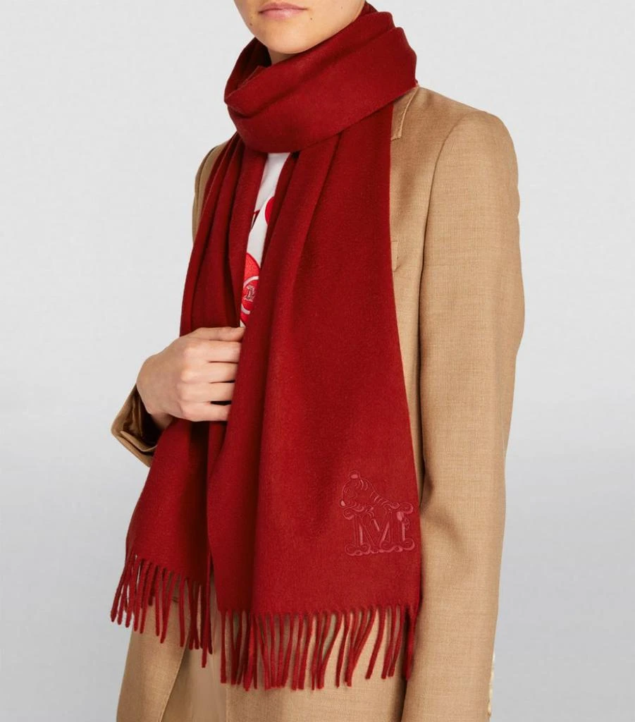 商品Max Mara|Cashmere Monogram Stole Scarf,价格¥1797,第5张图片详细描述