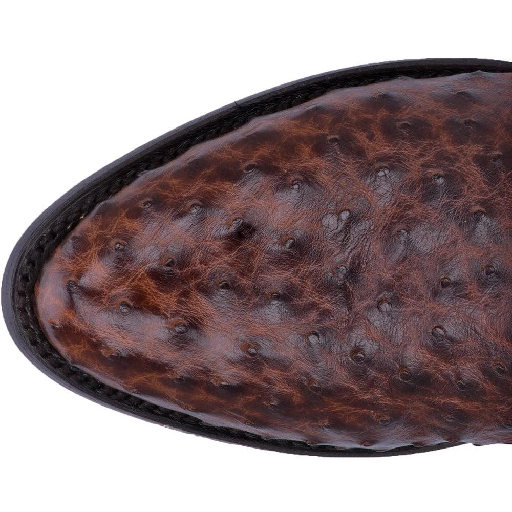 Pershing Ostrich Round Toe Cowboy Boots 商品