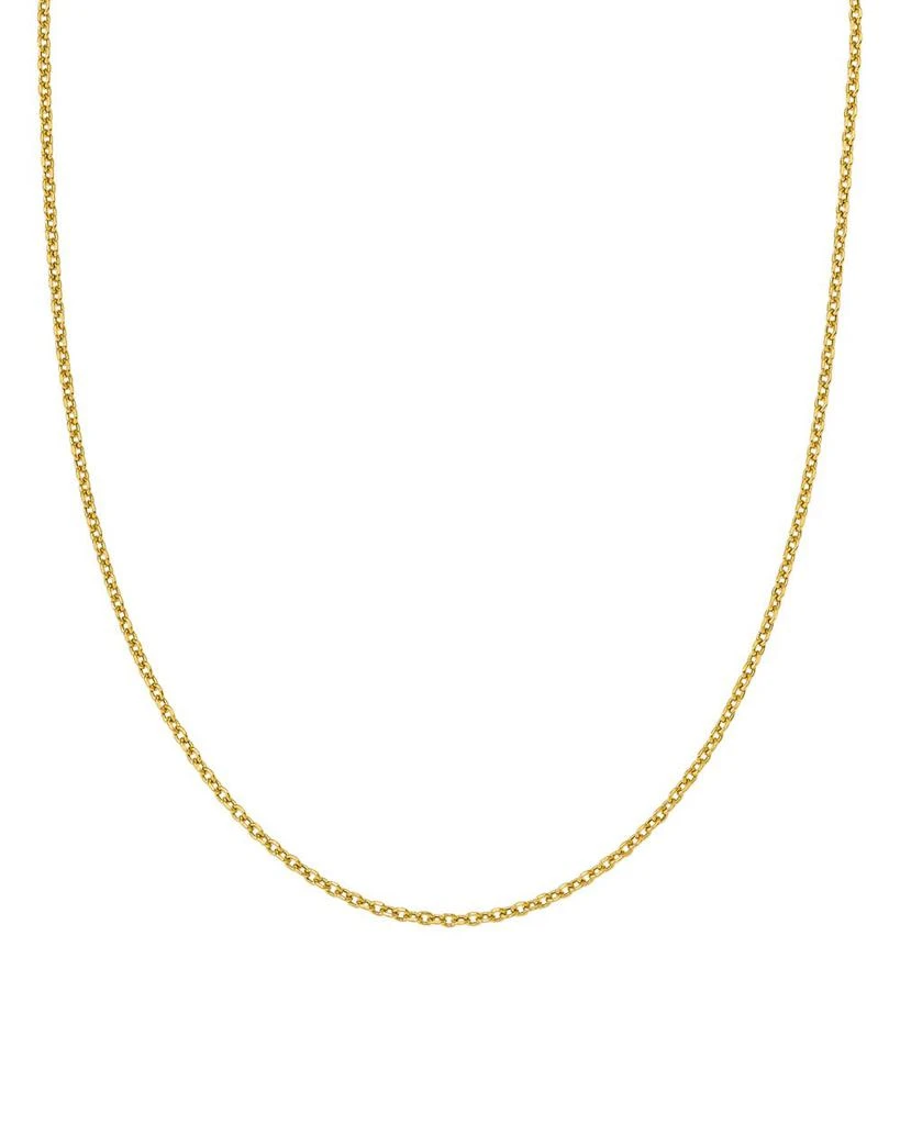 商品Bloomingdale's|Men's 14K Yellow Gold Adjustable Semi Solid Chain, 22",价格¥8652,第1张图片