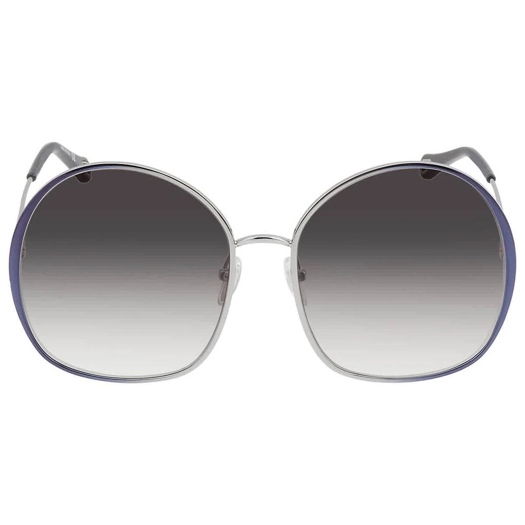 商品Chloé|Chloe Grey Gradient Round Ladies Sunglasses CH0014S 001 62,价格¥1064,第2张图片详细描述