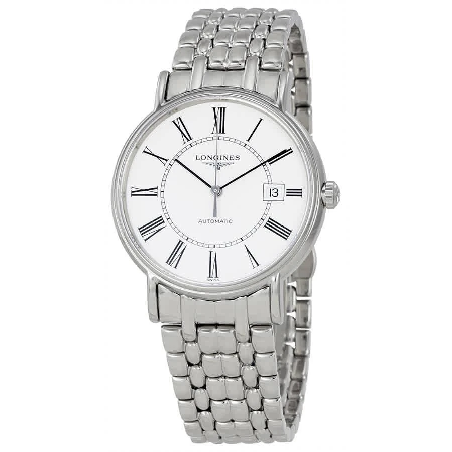 商品Longines|Presence Automatic White Dial Men's Watch L49214116,价格¥8076,第1张图片