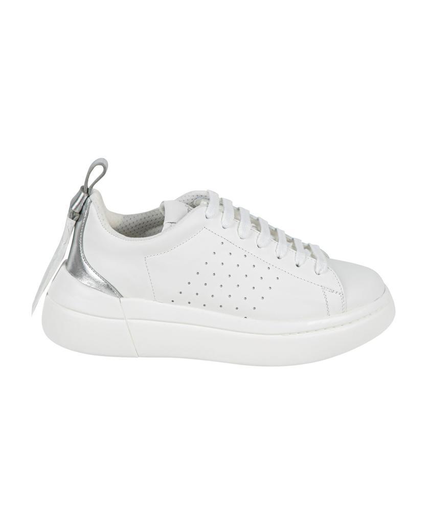 商品RED Valentino|Perforated Lace-up Sneakers,价格¥2535,第1张图片