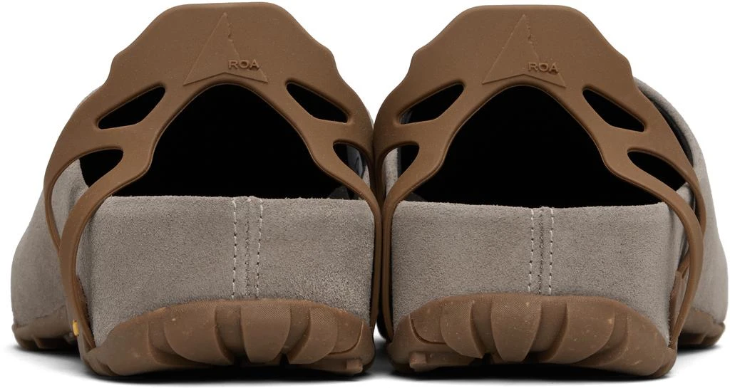 商品ROA|Gray Fedaia Mules,价格¥1071,第2张图片详细描述