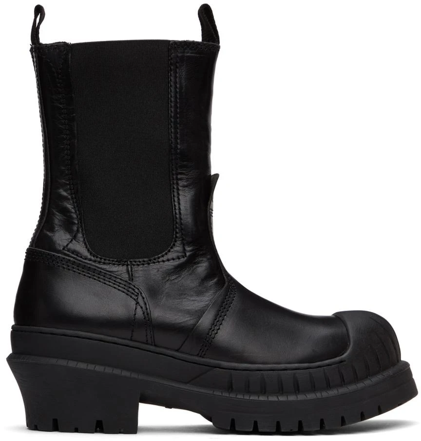 商品Acne Studios|Black Leather Chelsea Boots,价格¥2223,第1张图片