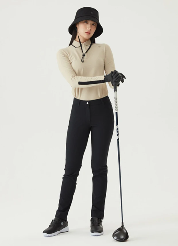 商品【预售商品15天发货】 DESCENTE|高尔夫系列女性修身版型长裤舒适时尚 DO32WFPT91-BLKG,价格¥959,第1张图片