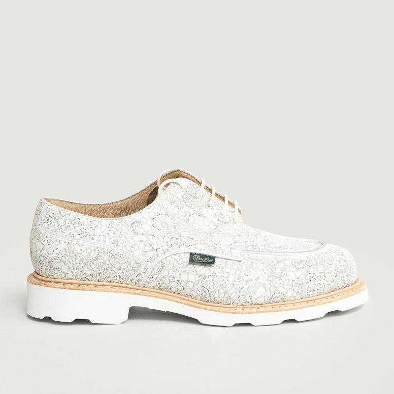 商品Paraboot|Laser Chambord Derbies White Paraboot,价格¥2775,第6张图片详细描述