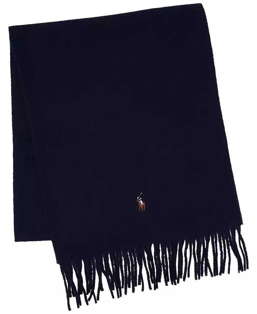 商品Ralph Lauren|Men's Signature Italian Virgin Wool Scarf,价格¥657,第1张图片详细描述