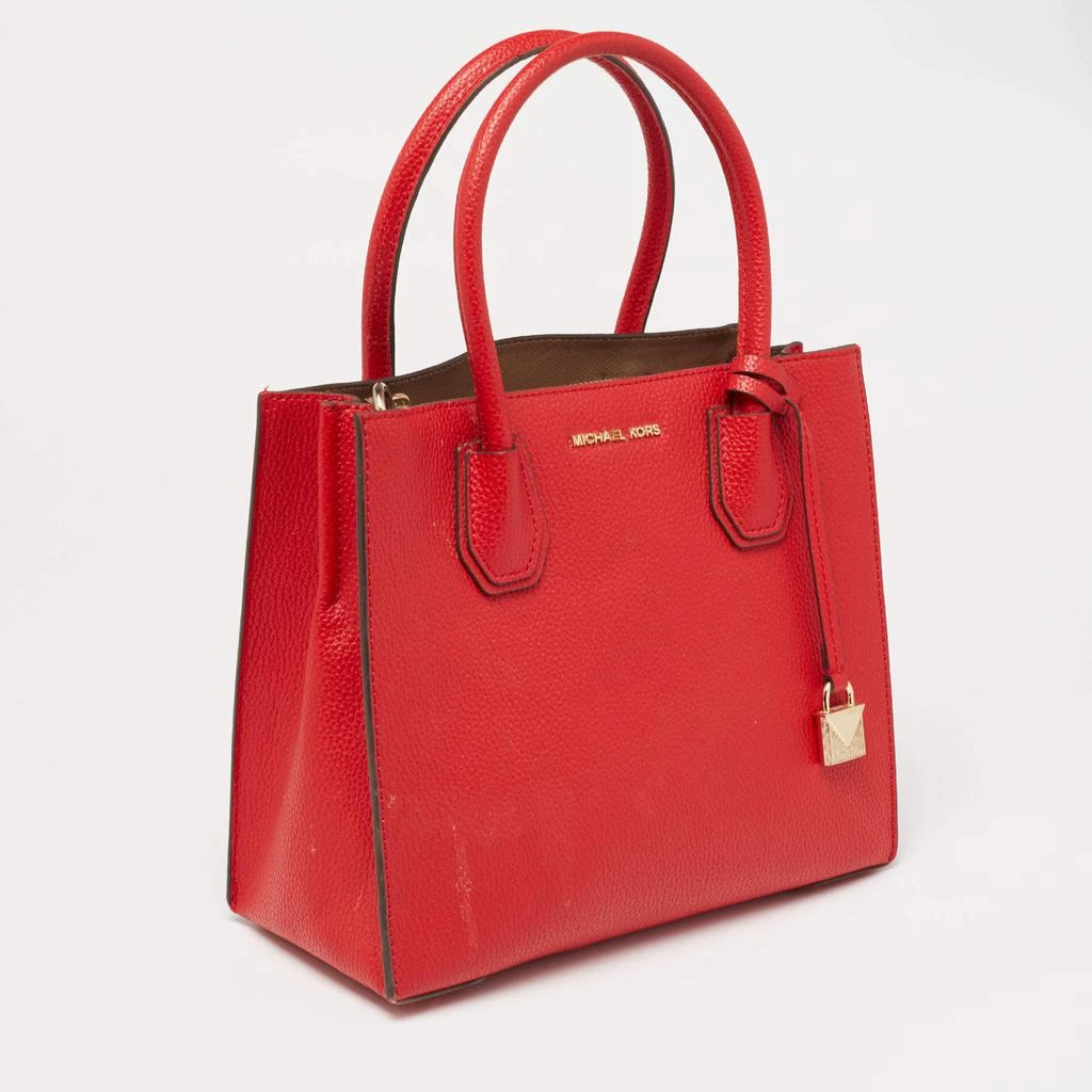 商品[二手商品] Michael Kors|MICHAEL Michael Kors Red Leather Mercer Gallery Tote,价格¥884,第3张图片详细描述