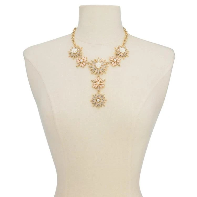 商品INC International|I.N.C. Gold-Tone Stone & Crystal Flower Y Necklace 15" + 3" extender, Created for Macy's,价格¥100,第2张图片详细描述
